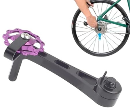 Tendeur de chaîne de vélo - Un tendeur de chaîne de vitesse, tendeur de chaîne de vélo de montagne, kit de conversion d'accessoires de conversion pour les pendules de longue distance pour les