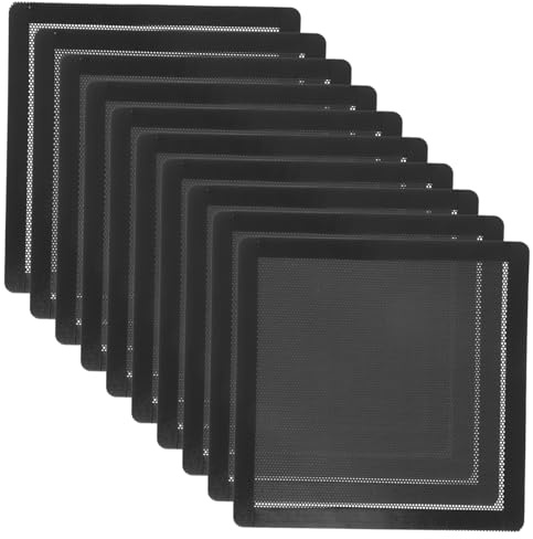 UTHCLO 10pcs Fan Dust Filter Covers Dustproof Mesh Screens for Computer Case Cooling and Component Protection Compatible with Fans Noise Reducing Speaker Grill Design