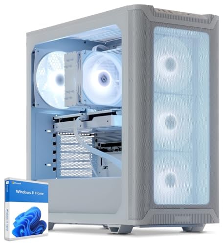 Sedatech Gaming PC • RTX 5070 | AMD Ryzen 7 9800X3D | 32GB DDR5 | 2TB SSD M.2 | WLAN 6E | BT 5.3 | Win 11