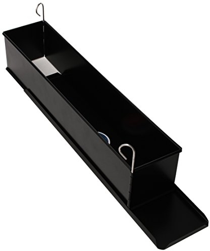 Gobel 219730 Moule à Pâté Long Uni Anti-Adhérent à charnières Fond Démontable 40*8 cm, Brown