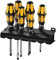 Wera Schraubendrehersatz 932 S/6 Kraftform Plus: Der Schraubmeißel + Rack, 6-teilig, 05018283001