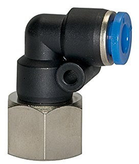 RIEGLER 109340-168.005-4 Serie - Racor roscado en L (M5, giratorio, diámetro interior de 4 mm, 1 unidad)