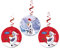 Hanging Swirl Disney Frozen Olaf Christmas Decorations, Pack of 3