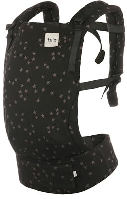 Tula Free-To-Grow Babytrage für Neugeborene ab Geburt, Ergonomisch Baby-Tragetasche Bauchtrage Rückentrage (Discover)