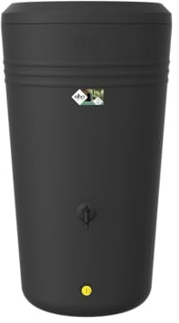 Elho GB récupérateur d'eau de Pluie 200L - Noir/Living Noir