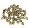 Mobili esagonale Socket Dado M4 x 8 mm, 50 pezzi, tipo filettato in lega di zinco, filo esagonale testa dado dado per inserto in legno