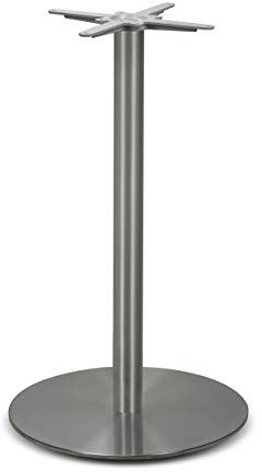 Dublino Stehtischgestell Tischbein Edelstahl | Premium | PD7586inox/110 | INOX | Stehtisch | Höhe 108 cm | 26 kg | max. Tischplattengröße Ø 90 cm