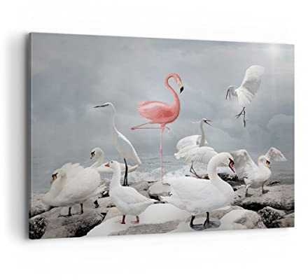 ARTTOR Leinwandbild 100x70cm Wandbild Maritim Natur - 4929