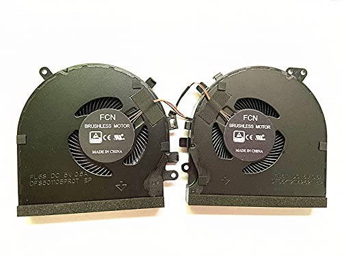 New Replacement CPU+GPU Cooling Fan for Razer Spirit Blade 15 GTX1060 RZ09-027 RZ09-0270 RZ09-03009E97 RZ09-0300 RZ09-0328 RZ09-03287E72-R3U1 Series DFS501105PR0T DFS5K121142621