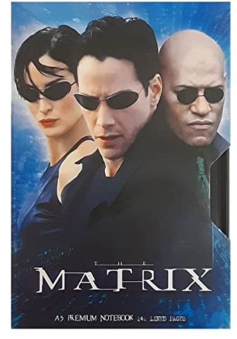 Pyramid International The Matrix Notizbuch mit VHS-Design, A5-Blöcke, liniert, 240 Seiten, offizielles Merchandise-Produkt, mehrfarbig, 61 x 81,3 cm
