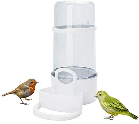Germplasm Distributeur d'Eau et Mangeoire Automatique pour Cage à Oiseaux - pour Oiseaux Sauvages
