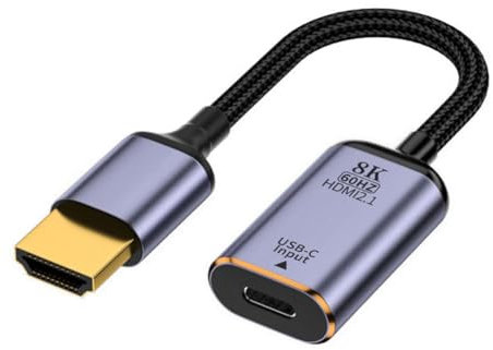 xiwai Cavo USB-C tipo C femmina a HDMI Sink HDTV cavo 8K @ 60hz 4K @ 120hz per tablet, telefono e laptop