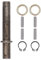 Diamètre de L'Arbre à Sortie Unique 14mm en Acier allié RV30 Réducteur à Vis sans Fin pour Arbre Moteur NMRV030 RV030