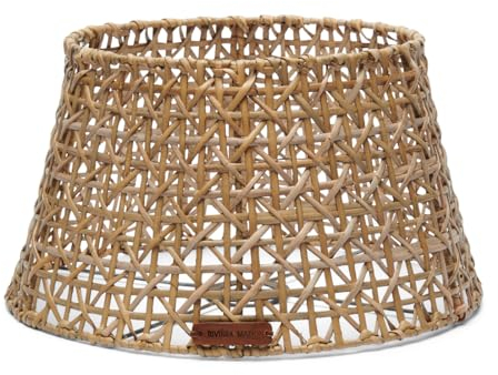 Rustic Rattan Weave Schirmen