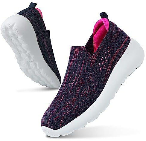 Littleplum Damen Sneaker Atmungsaktiv Turnschuhe Leicht Laufschuhe Sportschuhe Damen Schuhe,Blau,41 EU