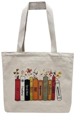 BROADREAM Jute Bag, Printed Vintage, Jute Bag, Shopping Bag, Canvas Tote Bag, Aesthetic Vintage Bags, Large Shoulder Bag, Fabric Bags for Women, Uni Work, ts fans-1, 40 x 10 x 33 cm