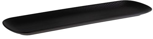 APS 85275 GN 2/4 Tablett -NERO- in schwarz, 53 x 16,2 cm, Höhe 2,5 cm