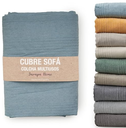 Bettdecke und Mehrzweckdecke für Sofas, beige-weiße Steppdecken.Mehrzweckplaid, Sofabezug, widerstandsfähiger und hochwertiger Stoff. Moderne Tagesdecken 150, 135,90 (Blau, 230 x 280 cm)