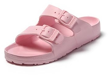 JOMIX Ciabatte Donna Estive Comode Pantofole Ragazza Gomma Casa Mare Piscina Spiaggia SD8070 (rosa, 36)