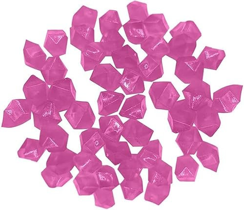MacroHu 100 Stück Garten Steine Gartendeko Steine Kieselsteine Garten Leuchtende Steine Kieselsteine Leuchten Leuchtsteine Aquarium Steine Fluoreszierende Steine Nachtleuchtende Steine-Dunkelviolett