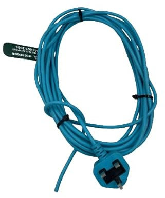 Genuine 8m Long Blue Power Cable Flex Lead Plug For McGregor Hedge Trimmers & Grass Trimmers