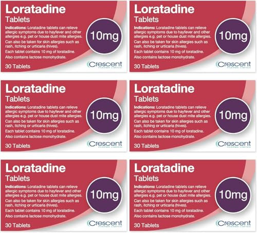 Hayfever and Allergies Tablets - Loratadine 10mg Tablets (6)