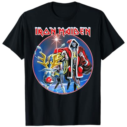 Iron Maiden Sit Xmas T-Shirt