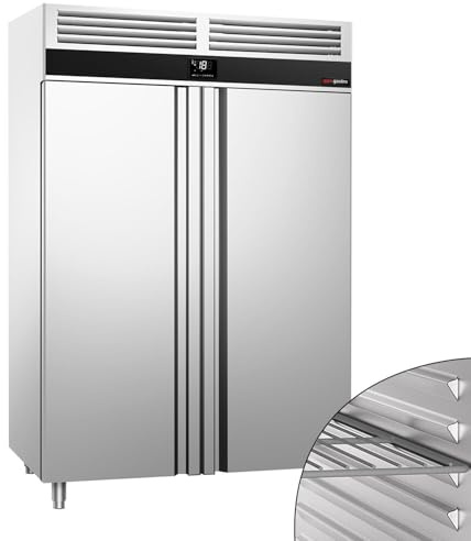 GGM Gastro | TKSF1400ET2-EF | Tiefkühlschrank PREMIUM - GN 2/1-1400 Liter - mit 2 Türen