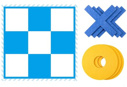 Outdoor Giant Yard Game, Portable Strategic Lawn Game for Camping or Garden, Foldable Chess Style Board with Large Pieces, Fun Party Toy for Birthday, Picnic, Family Gathering