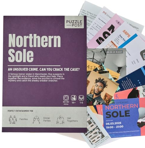 Cold Case Mystery Game | An Unsolved Crime | Northern Sole | Immersive Detective Puzzles | Perfect For Games Night | Great For Groups - Families & Friends