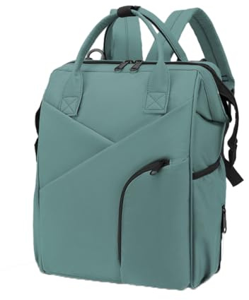 mophrati Praktische Baby Stilltaschen, jede Menge Stauraum, Windelwechsel für unterwegs, Unisex und Mehrzweck Windelrucksack für Kinderwagen, Grün