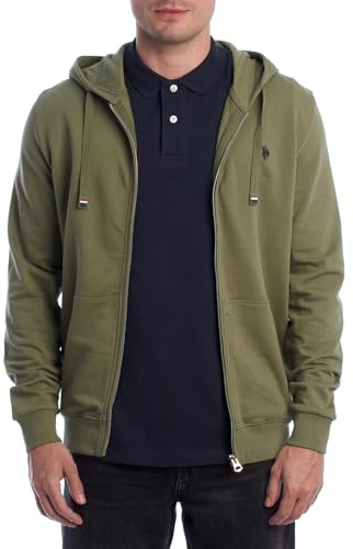U.S. Polo Assn. Herren-Kapuzenpullover mit Reißverschluss US41162009