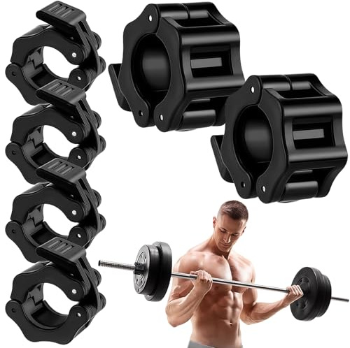 flintronic Abrazaderas de Barra Olímpica, Abrazaderas de Barra de Liberación Rápida de 50/30 mm, Pinzas para Levantamiento de Pesas, para Levantamiento de Pesas Entrenamiento