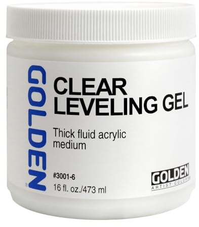 Golden Artist Colors - Self Leveling Clear Gel - 16 oz Jar