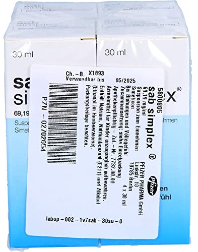 Sab simplex bei Blähungen und Völlegefühl Suspension, 120 ml Lösung