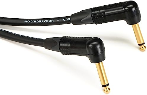 Hosa CGK-000.5RR Right-angle to Right-angle Edge Guitar Pedalboard Patch Cable - 6 inch