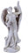 12,1 cm hohe weiße St. Uriel Erzengel Sammelfigur