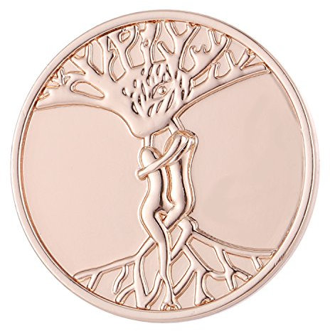 Morella Damen Coin 33 mm Seelenverwandte Rosegold