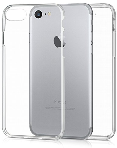 kwmobile Cover Compatibile con Apple iPhone SE (2020/2022) / 8/7 - Custodia in Silicone TPU Fronte Retro - Custodia Front Back Case Protezione Cristallina
