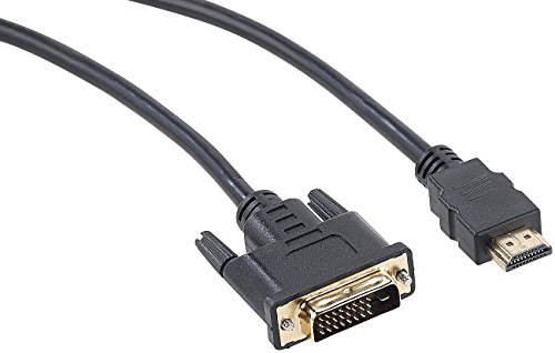 auvisio DVI Adapter: Adapterkabel HDMI auf DVI-D Dual-Link, schwarz, 3 m (DVI HDMI Kabel, Adapter DVI HDMI, Audio Konverter)