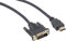 auvisio DVI Adapter: Adapterkabel HDMI auf DVI-D Dual-Link, schwarz, 3 m (DVI HDMI Kabel, Adapter DVI HDMI, Audio Konverter)