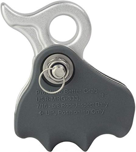 ProClimb Arborist Better Grab Rope Grab - Removable Cam, Ergonomic, Rubberized Cover, Flip Line Adjuster - Rope Sizes 7/16 - 5/8