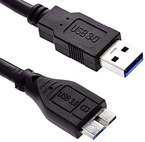 Tabsy® Top Grade - USB 3.0 Cable for Western Digital/WD/Seagate/Clickfree/Toshiba/Samsung Portable Hard Drive