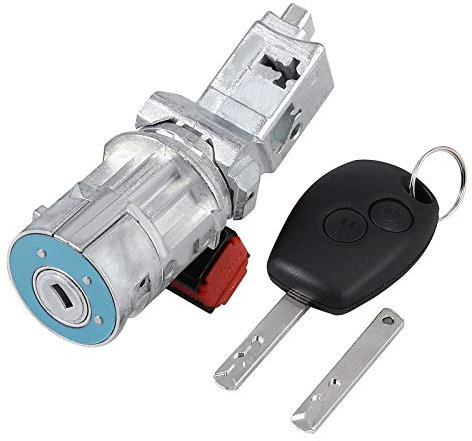 8200214168 Ignition Lock Switch Compatible with Clio Trafic Master Twingo Sandero Vivaro Ignition Lock Barrel Starter Switch with Key 7701208408
