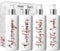 Print Maniacs Mrs Hinch Inspired White Personalised Pump Bottles Bathroom Kitchen Set Shampoo Conditioner (Rose Gold)