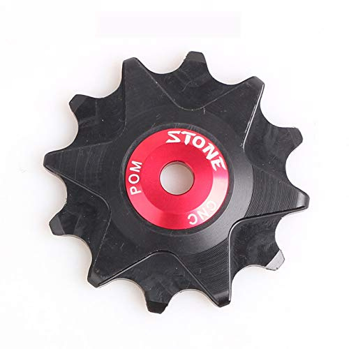 Stone Umlenkrolle für Fahrrad Pom NSK Kugellager Jockeys MTB Rennrad schmal breit Deeth Jockey Robust, 12T