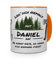 printplanet Tasse - Leg Dich Nicht mit Daniel an - Namenstasse, Kaffeebecher, Mug, Becher, Kaffeetasse - Farbe Orange