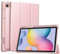 FINTIE Case for Samsung Galaxy Tab S6 Lite 10.4” 2020(SM-P610/ P615) with S Pen Holder, Soft TPU Stand Protective Back Cover with Auto Wake/Sleep Feature, Rose Gold
