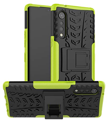 betterfon Oudoor Hülle Kompatibel mit LG Velvet | Case Panzer Hülle Cover Schutzhülle Etui Bumper | Grün