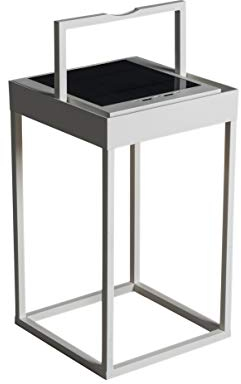 Konstsmide Solar/Akku-Laterne Portofino | weiss | Dämmerungssensor | 7815-250, Weiß